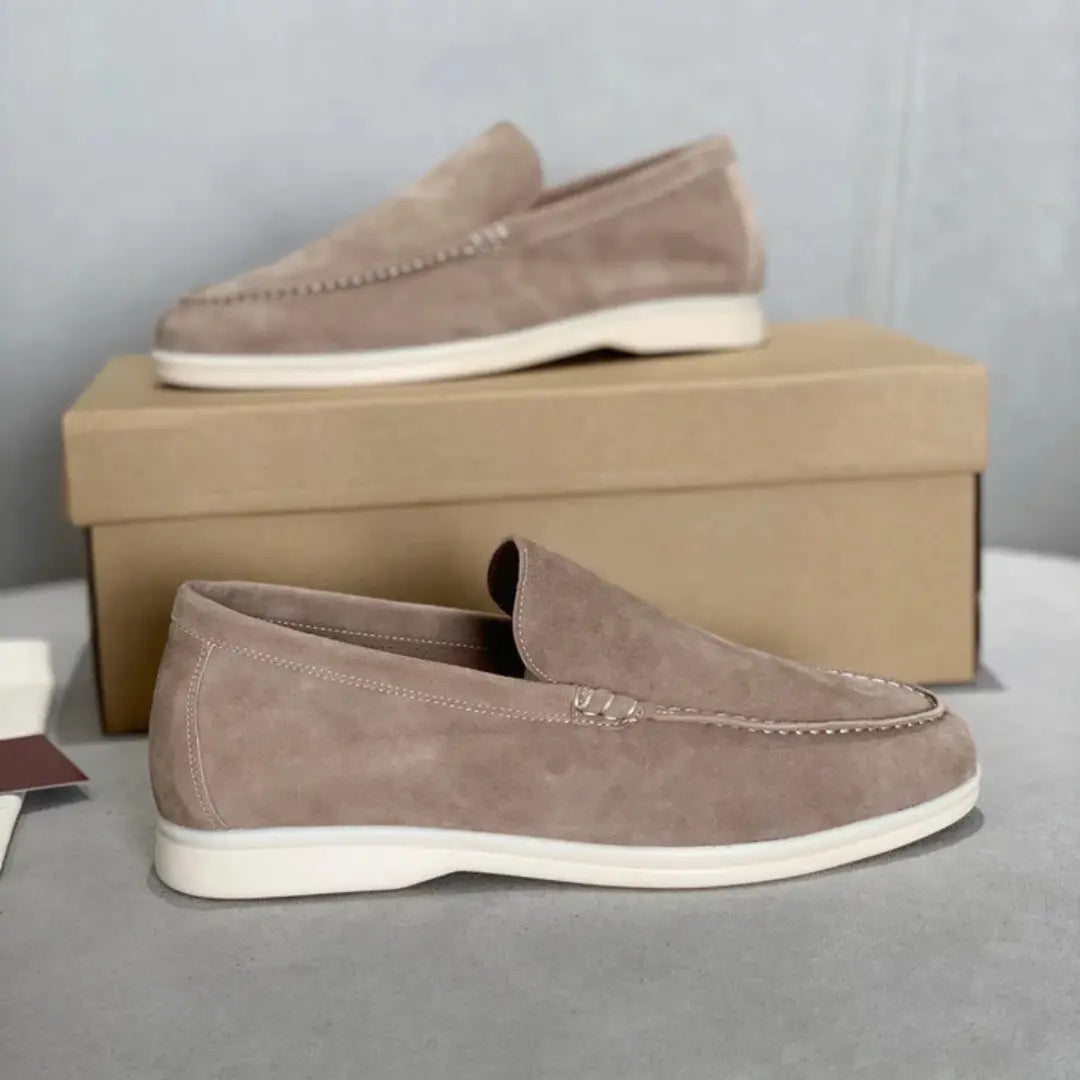 Ronja™ Suède Loafers met Chique