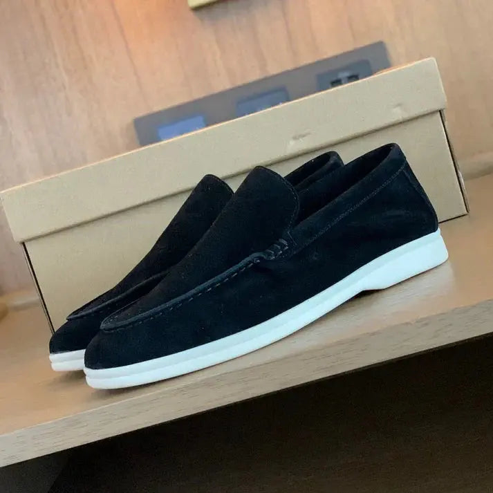 Ronja™ Suède Loafers met Chique