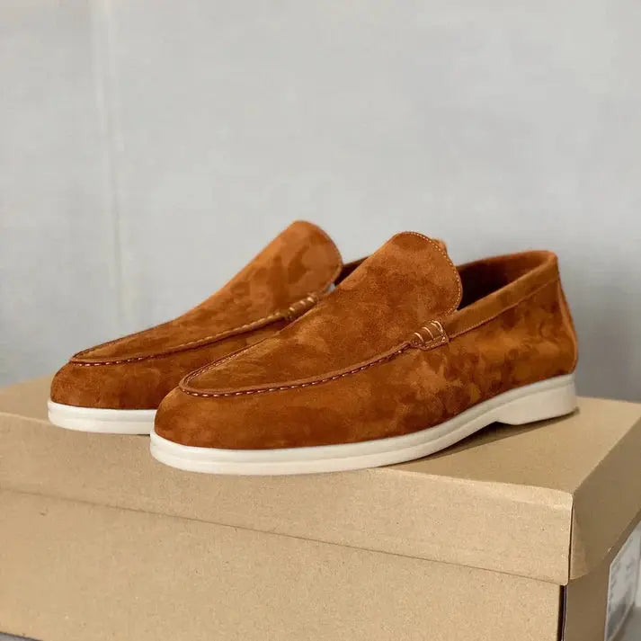 Ronja™ Suède Loafers met Chique