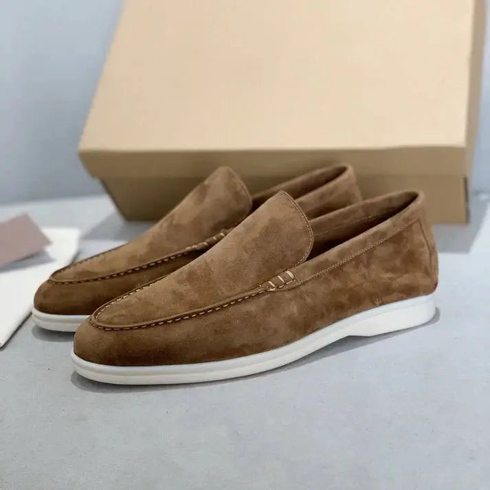 Ronja™ Suède Loafers met Chique