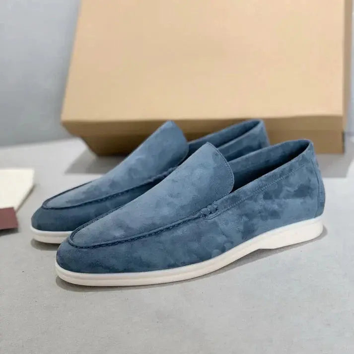 Ronja™ Suède Loafers met Chique