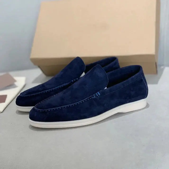 Ronja™ Suède Loafers met Chique
