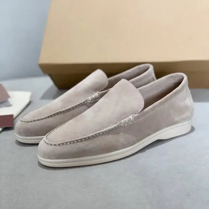 Ronja™ Suède Loafers met Chique