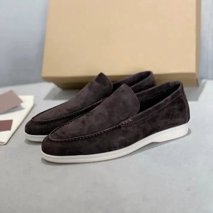 Ronja™ Suède Loafers met Chique
