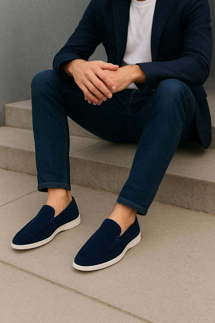 Ronja™ Suède Loafers met Chique