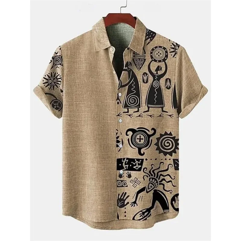 Korvess™ Shirt met tribale print