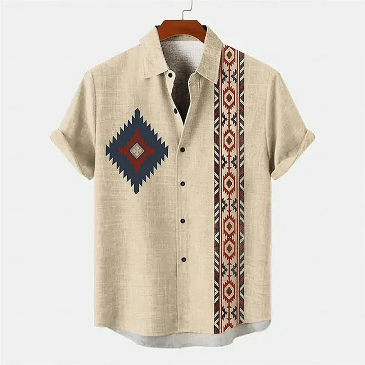 Korvess™ Shirt met tribale print