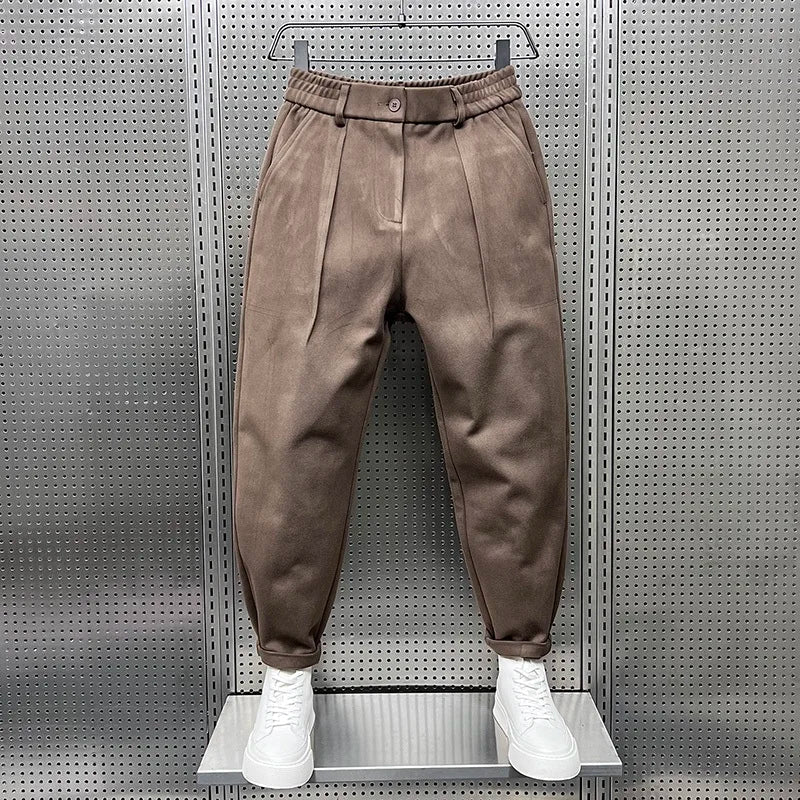 Cedric™ Elegante Herenbroek in Melange Look