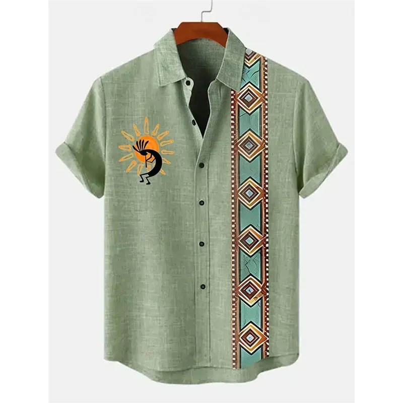 Korvess™ Shirt met tribale print