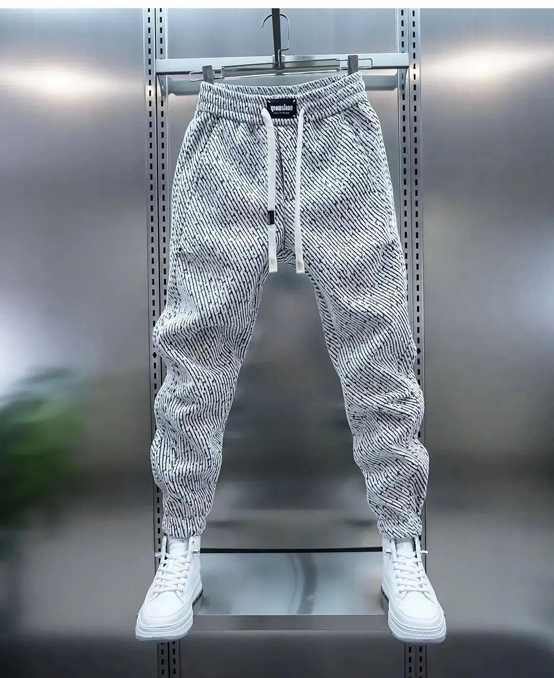 Sami™-broek met patroon in een casual snit