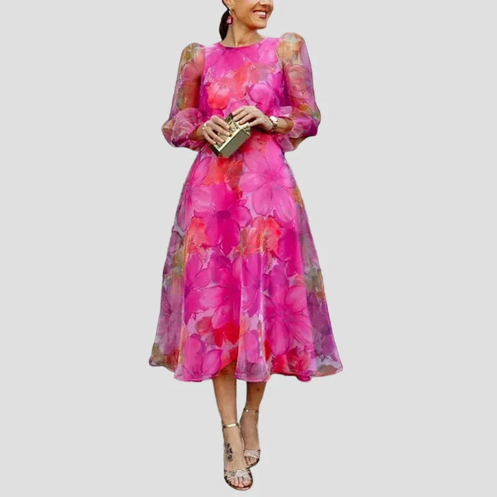 Florixa™ Midi Bloemenjurk