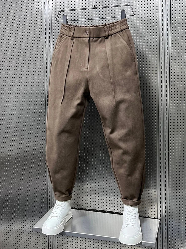 Cedric™ Elegante Herenbroek in Melange Look