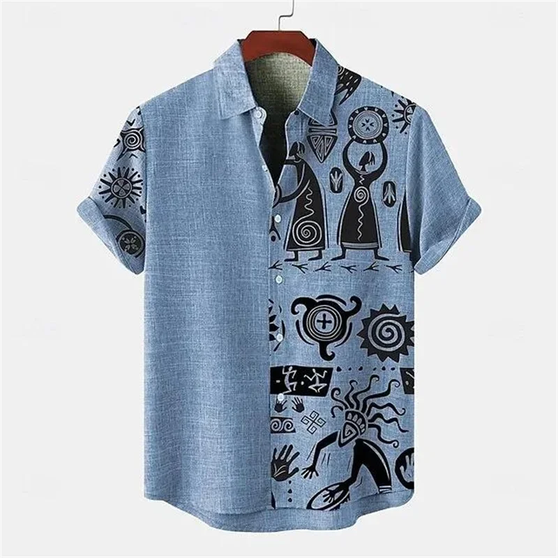 Korvess™ Shirt met tribale print