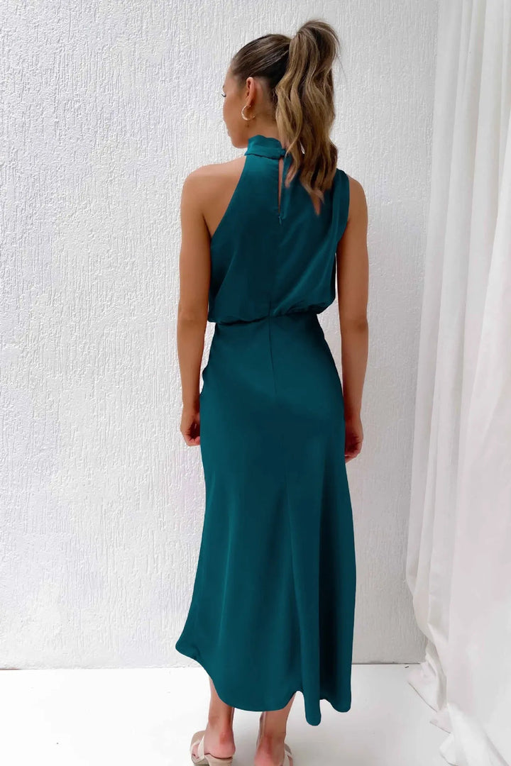 Selene™ Halternek Lange Jurk
