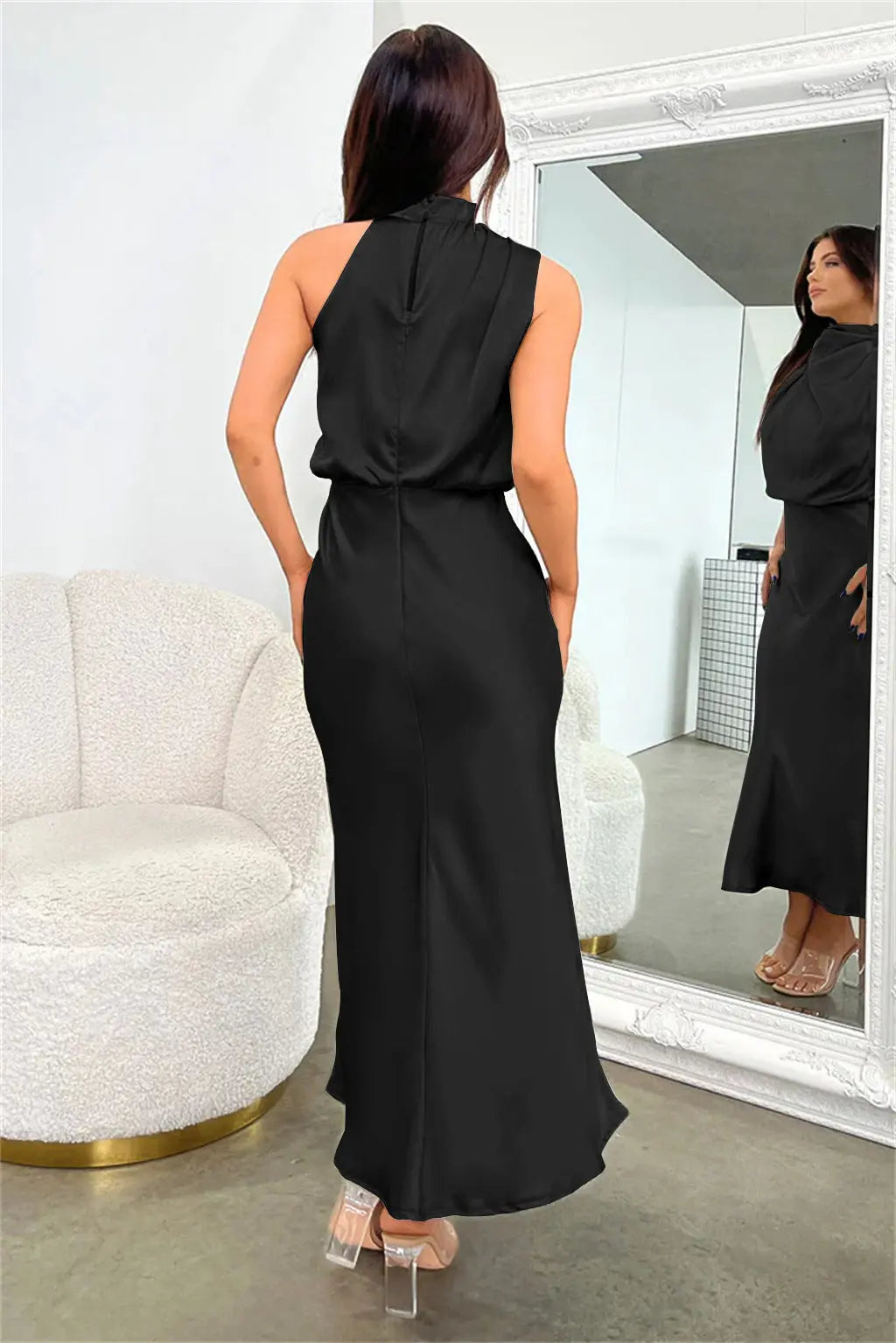 Selene™ Halternek Lange Jurk