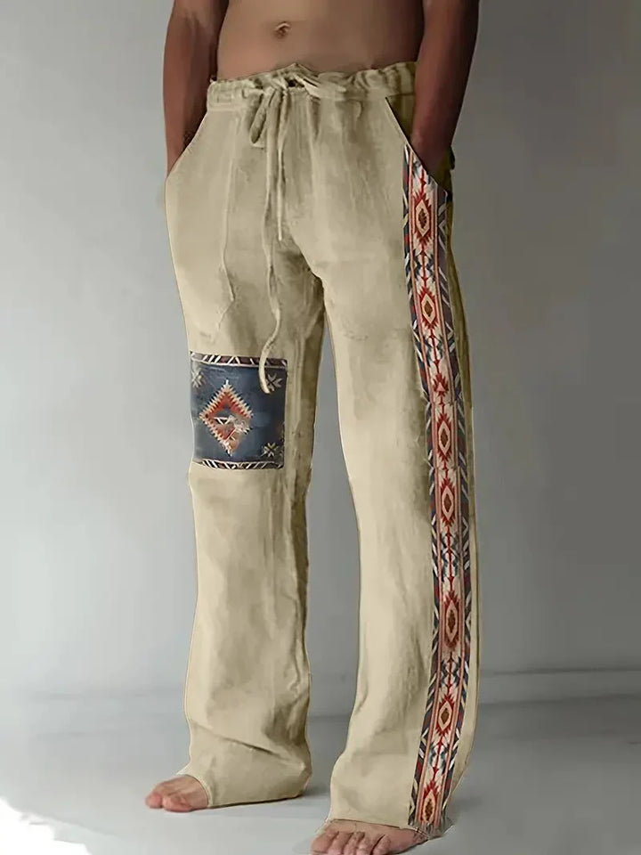 Selvanoir™ Losse Broek in Boho Stijl
