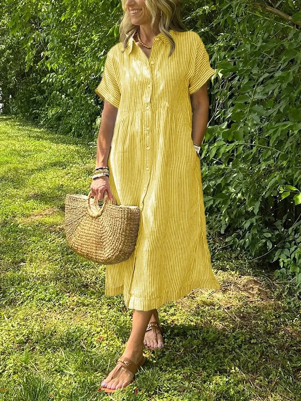Simara™ Flowy Maxi Jurk voor Elke Gelegenheid