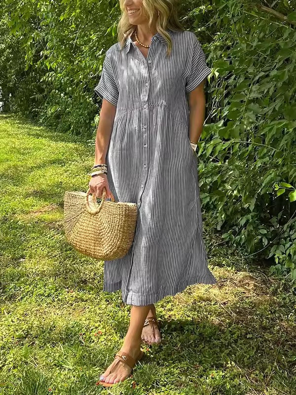 Simara™ Flowy Maxi Jurk voor Elke Gelegenheid