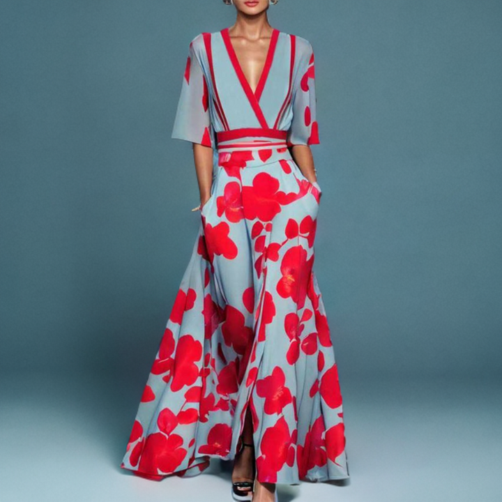 Isabella™ Elegante Jurk met Mouwen