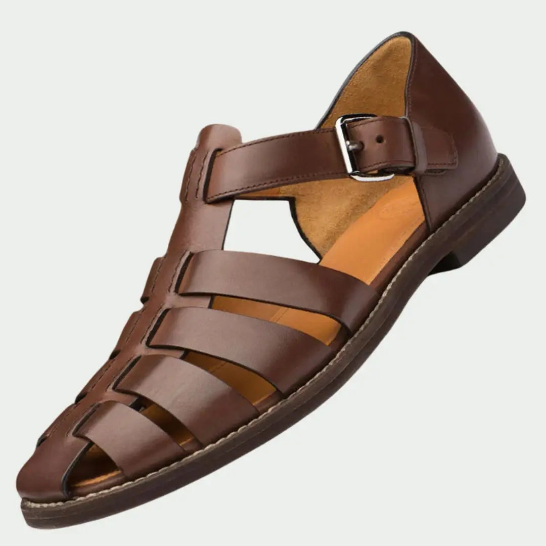 Tavio™ veganleren sandalen