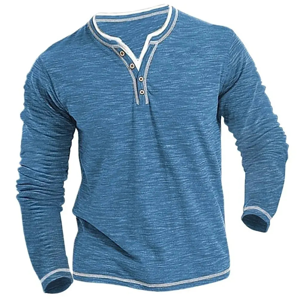 Timo™ shirt met lange mouwen en V-hals