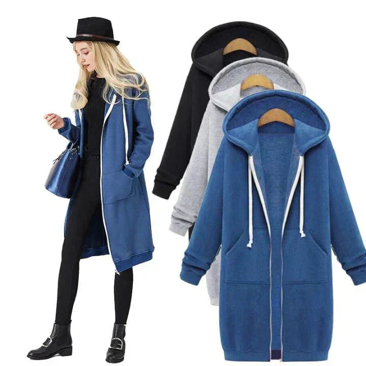 Yariel™ Lange Hoodie voor Dames