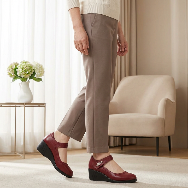 Lydora™ Comfortabele Schoenen met Middelhoge Hak