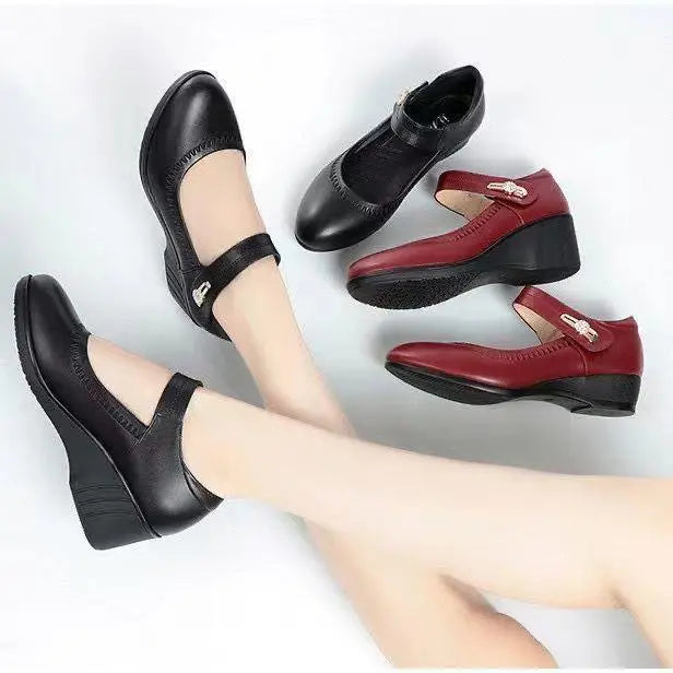 Lydora™ Comfortabele Schoenen met Middelhoge Hak