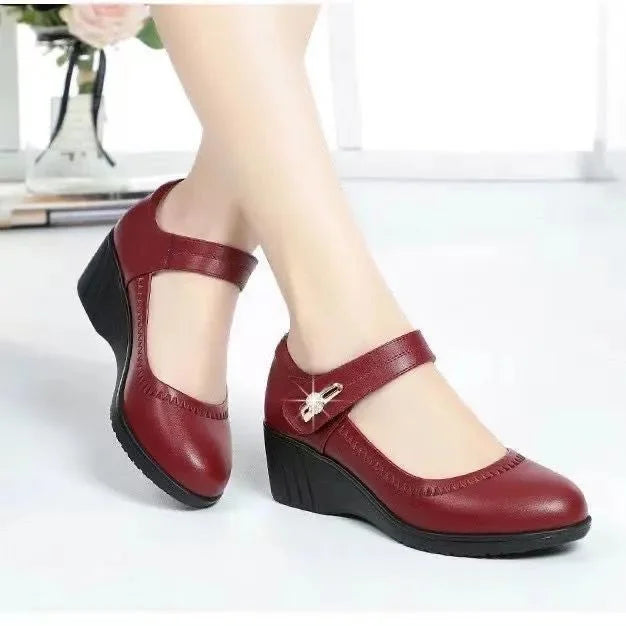 Lydora™ Comfortabele Schoenen met Middelhoge Hak