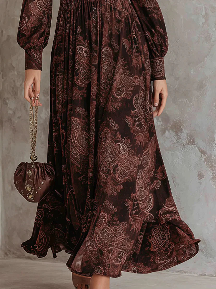 Amvexa™ Paisley Maxirok met rits