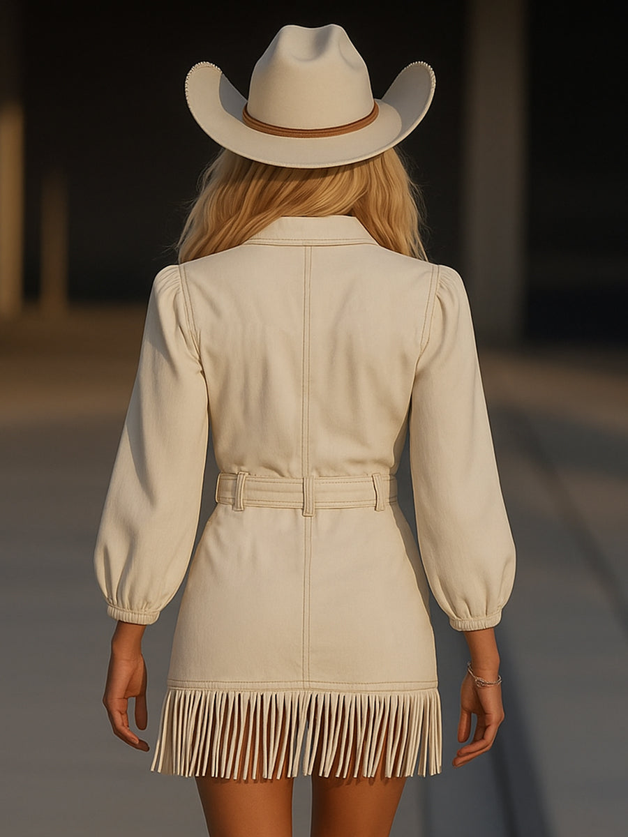 Favienna™ Speelse Mini-jurk