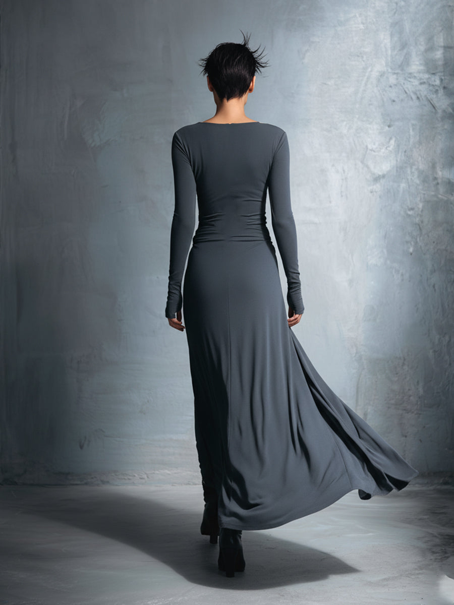 Mais™ Soepelvallende Maxi-jurk