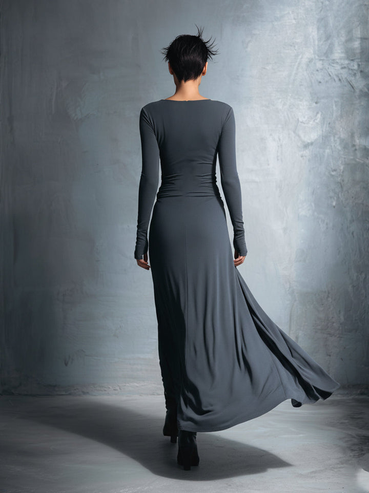Mais™ Soepelvallende Maxi-jurk