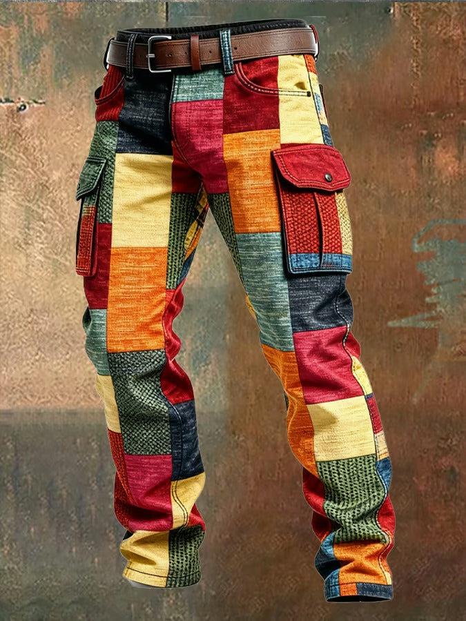 Noqra™ Patchwork Cargo Broek
