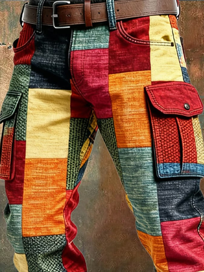 Noqra™ Patchwork Cargo Broek