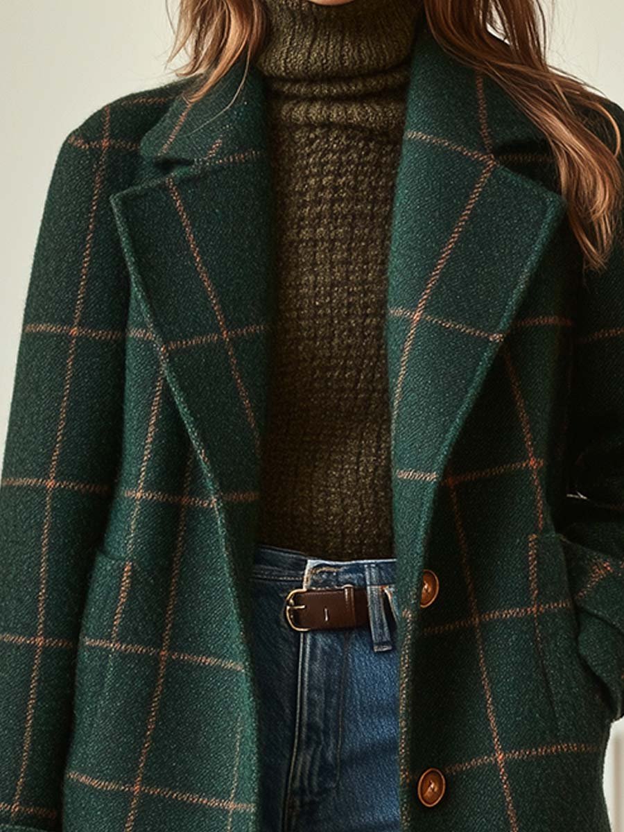 Selvik™ Retro Tweed Jas