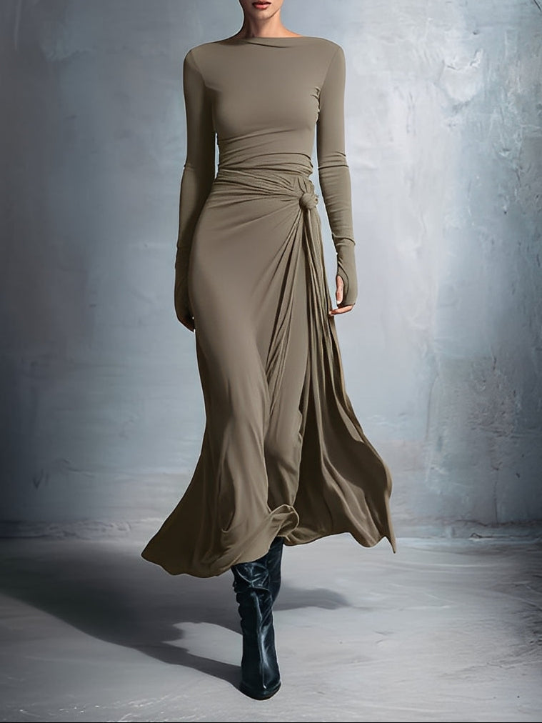 Mais™ Soepelvallende Maxi-jurk